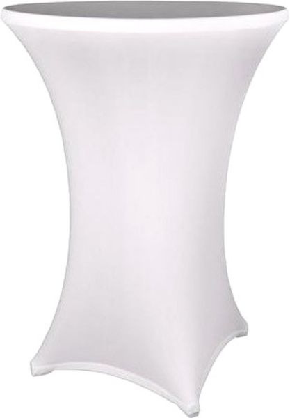 Stehtischcover für 70-80cm Tisch weiß PRO