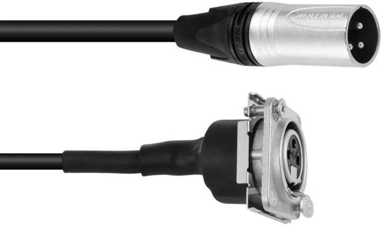 PSSO Patch Kabel XLR(M)/XLR(F) EB 1m sw