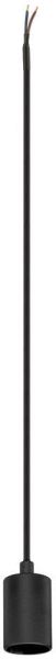 SLV FITU PD, E27, ribbed, Pendelleuchte, Pendellänge 500 cm, offenes Kabelende, 1 x max. 15 W