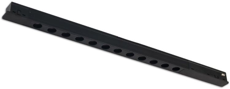 ISOLED Track48 Leuchte Mini Raster, schwarz, 34cm, 12W, 36°, UGR