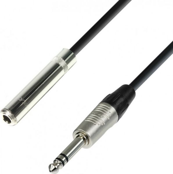 Adam Hall Cables K4 BOV 0300 Kopfhörerverlängerung 6,3 mm Klinkenbuchse st
