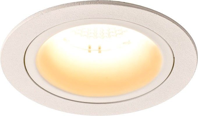 SLV NUMINOS® DL M, Indoor, luminaria empotrada de techo led blanco/blanco 3000 K 40° con