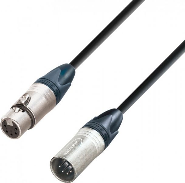 Adam Hall Cables K5 DGH 1500 DMX Kabel Neutrik XLR male auf XLR female 15
