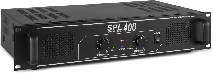 Skytec SPL 400 Verstärker 2x 200W Schwarz