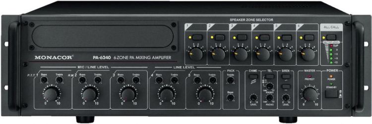 MONACOR PA-6240 ELA-Verstärker