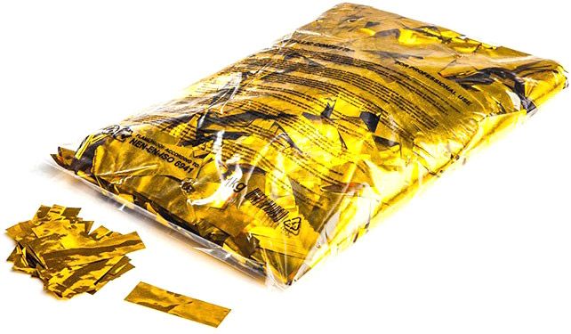 Magic FX Metallic Konfetti Rechteckig 55x17mm - Gold1kg