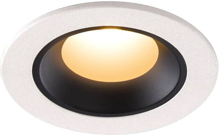 SLV NUMINOS® XS, Deckeneinbauleuchte weiß / schwarz 2700K 40°