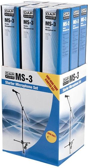 DAP-Audio 9 x MS-3 Microphone Retail Set