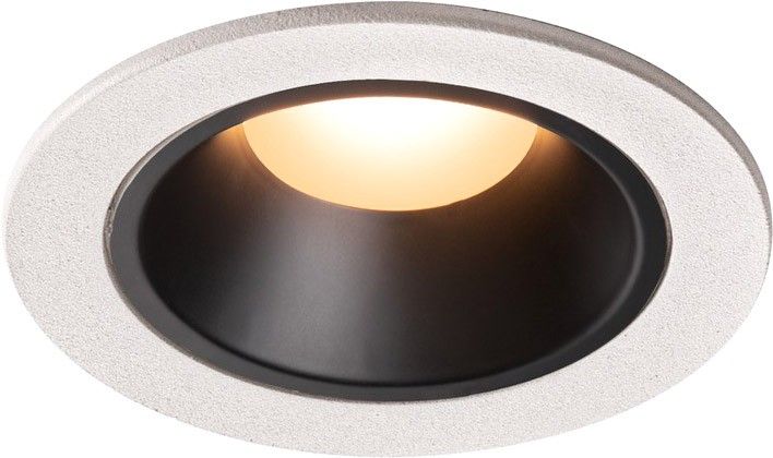 SLV NUMINOS, encastré de plafond intérieur, 40°, blanc/noir, LED, 2700K