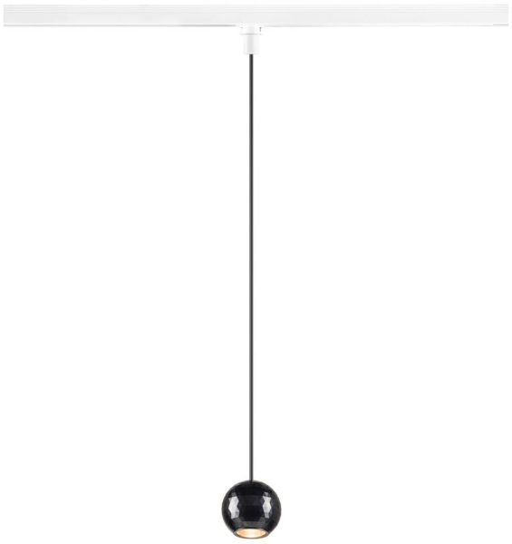 SLV DYSKO, 1~ Pendelleuchte, PHASE, Pendellänge 200 cm, 2700K, 36°, weiß / schwarz