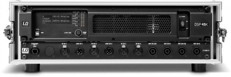 LD Systems DSP 45 K RACK 4-Kanal DSP-Endstufe und Patchbay im 19" Rac