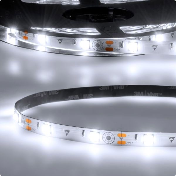 ISOLED LED HEQ860 flex stripes lens 160°, 24V, 17W, IP20, cool white