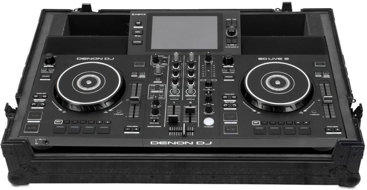 UDG Ultimate Flight Case Denon DJ SC LIVE 2 Schwarz Plus (Wheels)