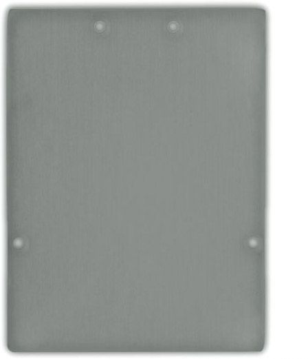 ISOLED Endkappe EC74 Aluminium silber für Profil LAMP40, 2 STK, inkl. Schrauben