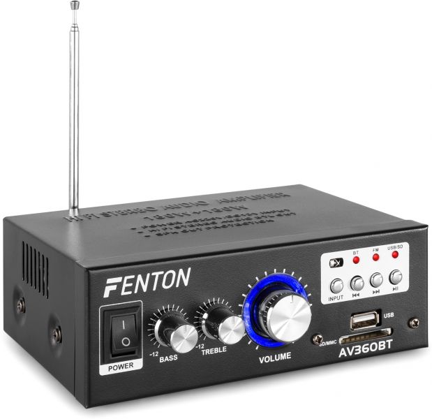 Fenton AV360BT Mini-Verstärker BT/SD/USB/MP3