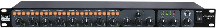DAP-Audio Compact 8.1 8 Channel 1U install mixer, 1 output