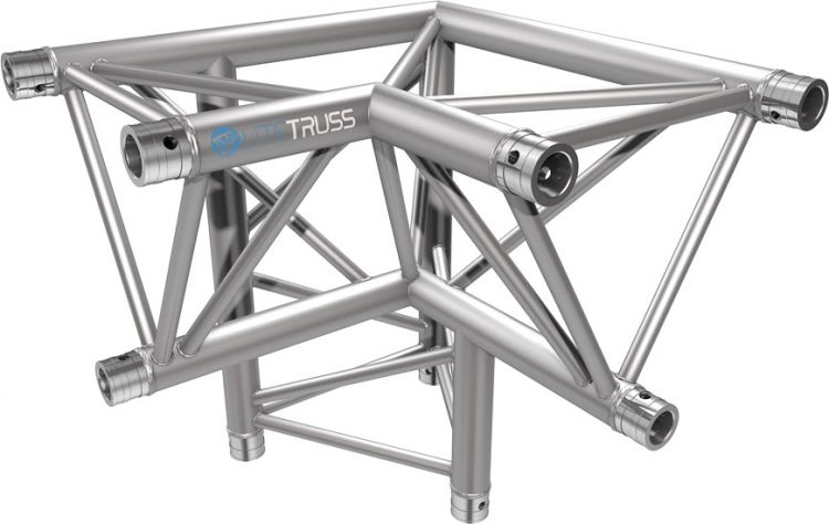 Litetruss H43D-C013 3-Weg Winkel 90° Spitze Unten Links
