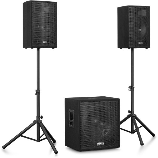 Vonyx VX1218BT 2.1 Aktivlautsprecher-Set 18”