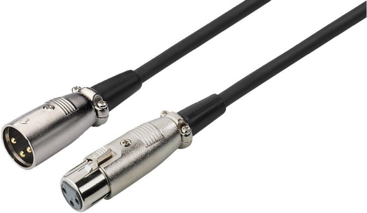 Monacor  MEC-20/SW XLR-Verlaengerungskabel