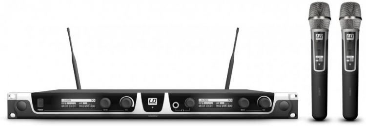 LD Systems U506 HHC 2 Funkmikrofon System mit 2 x Handmikrofon Kondensator