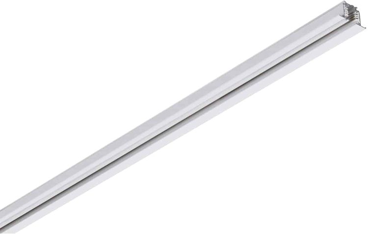 SLV S-TRACK 3-Phasen-Einbauschiene, Hochvoltschiene, 2m, weiß, DALI