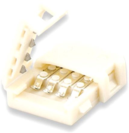 ISOLED Clip-Verbinder (max. 5A) für 2-pol. IP20 Flexstripes mit Breite 12mm, Pitch-Abstand >12mm