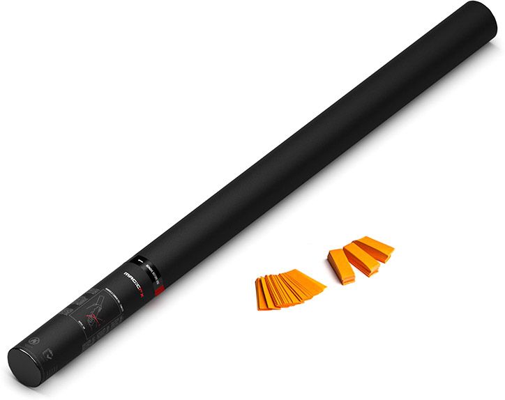 Magic FX Handbetriebene Konfettikanone PRO 80cm - Orange