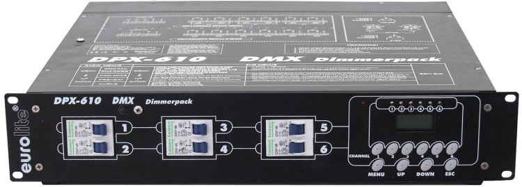 EUROLITE DPX-610 DMX Dimmerpack