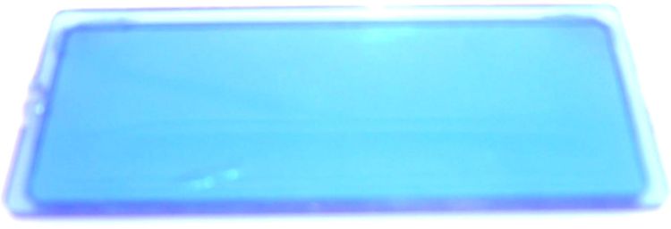 Scheibe (Display) Strobe PRO 8x20W blau