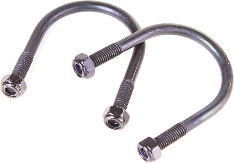 Admiral SET von 2 Gitter Drahtbügel 51x75mm mit M8 schwarz