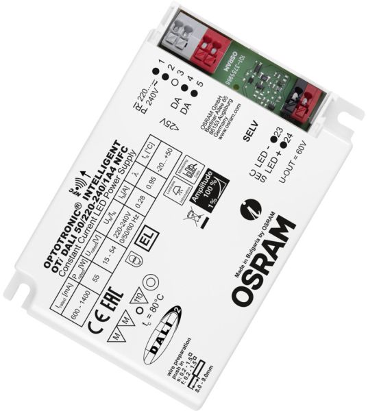 OSRAM OPTOTRONIC® Intelligent - DALI NFC 50/220...240/1A4 NFC