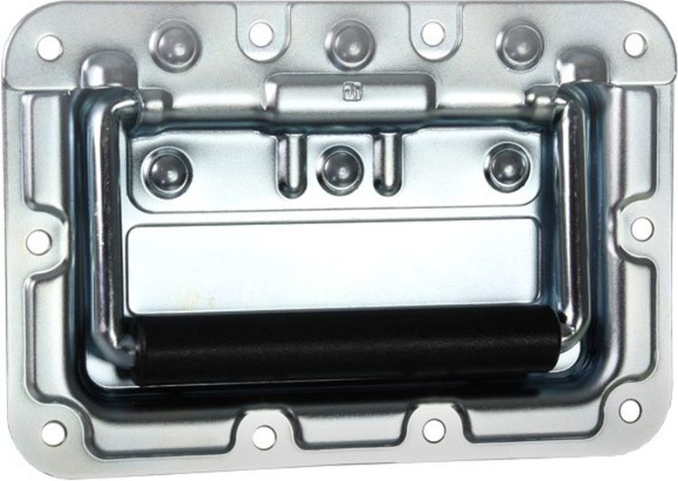 Adam Hall Hardware 34081 Klappgriff mittel gefedert in Einbauschale 9 mm t