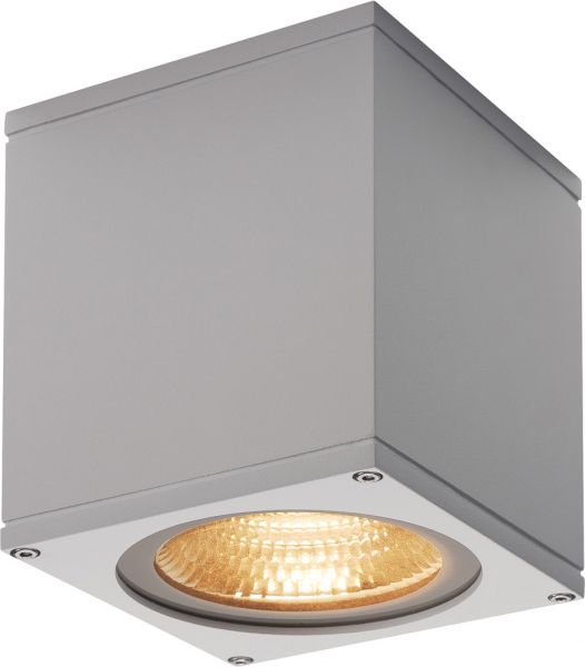 SLV BIG THEO CEILING Outdoor Deckenleuchte, LED, 3000K, silbergrau