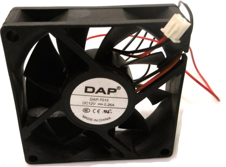 Ersatzteil Lüfter 12V/0,26A 70x70x20mm (DAP-7015)