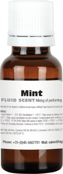 Showgear Fog Fluid Scent Mint, 20 ml