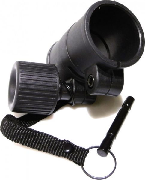 Gehäuseteil (Schelle/Kunststoff) M-4 Boxsenhochständer innen Ø=41/38mm sw