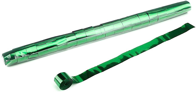 Magic FX Metallic Stadium Streamers 20m x 2.5cm - Green - cheap at LTT