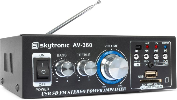 Skytronic AV360 Mini Amplificador SD/USB/MP3 - a buen precio en LTT