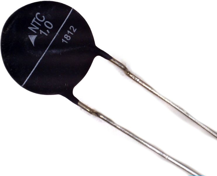 NTC Widerstand 1 Ohm 3,1W +170°C radial (RM 7,5mm)