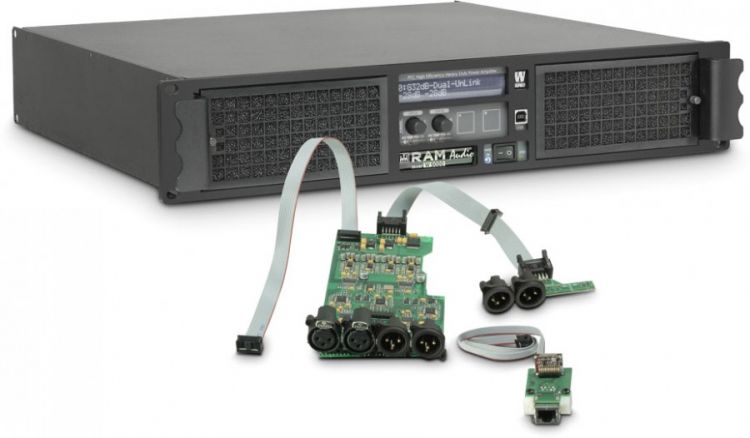 Ram Audio W9000DSPE PA Endstufe 2 x 4400 W 2 Ohm inkl. DSP + Ethernet