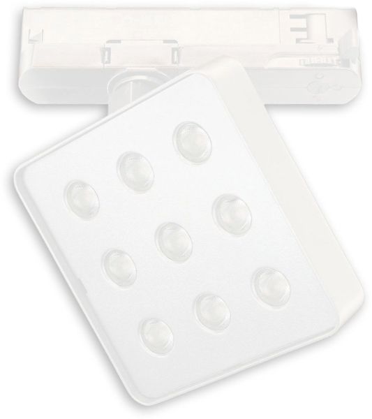 ISOLED 3-Phasen Schienen-Strahler MATRIX, 20W, 40°, weiß, 3000K, UGR