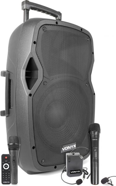 Vonyx AP1200PA Tragbarer Lautsprecher 12"