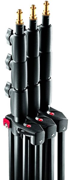 Manfrotto - 1004BAC-3 - 3er-Pack Stativ Master Schwarz