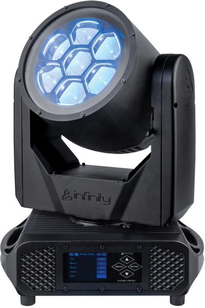 Infinity Furion W402 WashBeam 7 x 45 W Wash Beam Moving Head - IP65