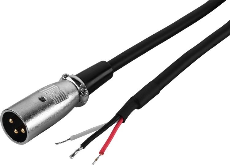 MONACOR MCA-100P/XP Adapterkabel, XLR-Stecker, 1 m