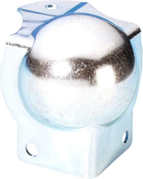 Adam Hall Hardware 4129 Kugelecke mittel mit integrierter L-Ecke 47 mm gek