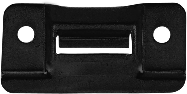 Adam Hall Hardware 1632 KEEP BLK - Aufbauschließe für 17343 BLK, Stahl, schwarz galvanisiert