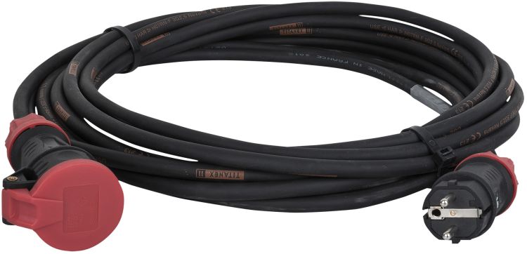 Extension Cable Schucko/Schucko Titanex with ABL 15m, 3x2,5mm