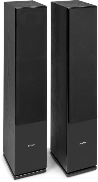 Fenton SHF80B Tower-Lautsprecherset 3x 6,5" Schwarz -B-Stock-