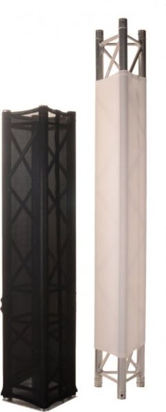 Trusscover 2m Klettverschluss schwarz